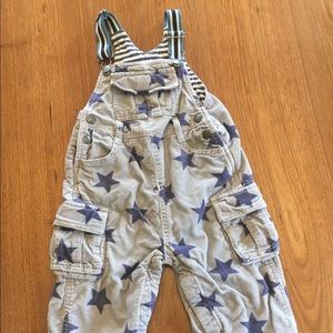 Baby Boden Star Overalls